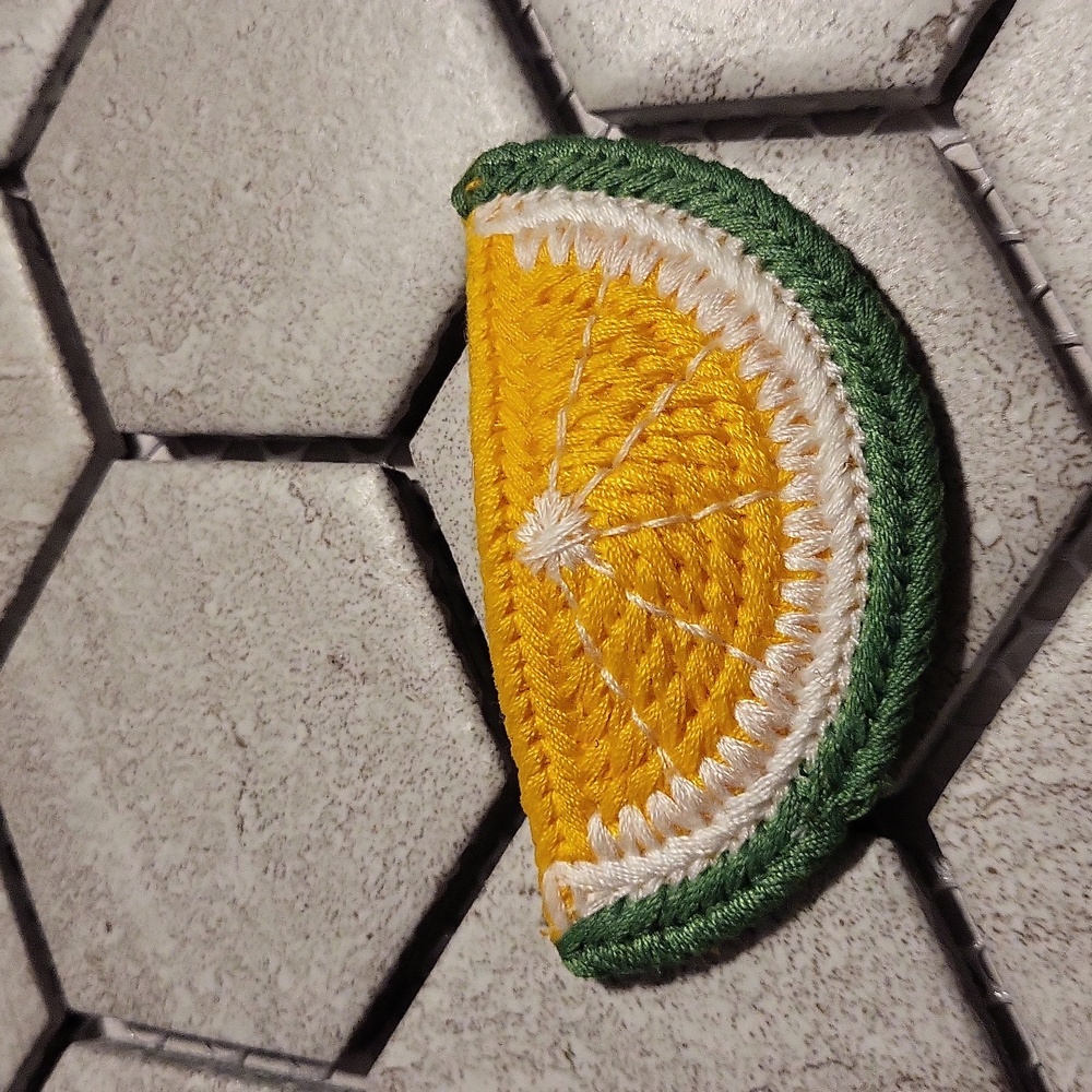 Lemon Slice Hair Clip